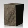 India Black Rustic Granite Vase (VS-010)