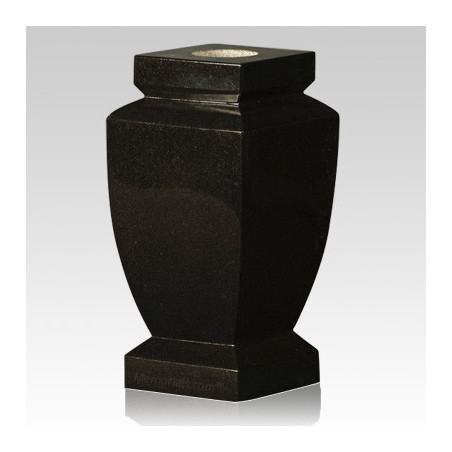 India Black Classic Granite Vase (VS-013)