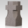 Medium Gray Cross Granite Vase (VS-015)