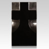India Black Cross Granite Vase (VS-016)