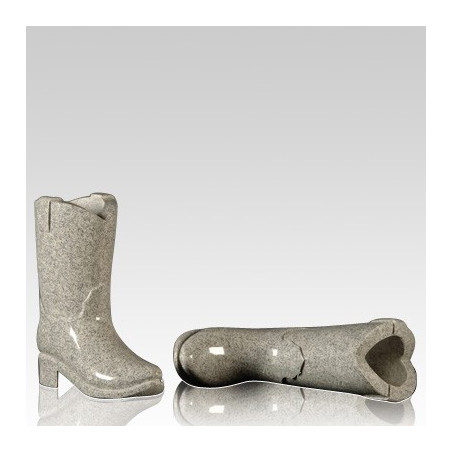 Cowboy Boot Granite Vase (VS-019)