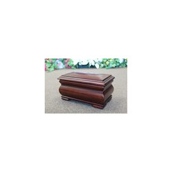 Solid Mahogany Urn (FW0532)