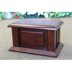 Solid Mahogany Urn (FW0531-AY)