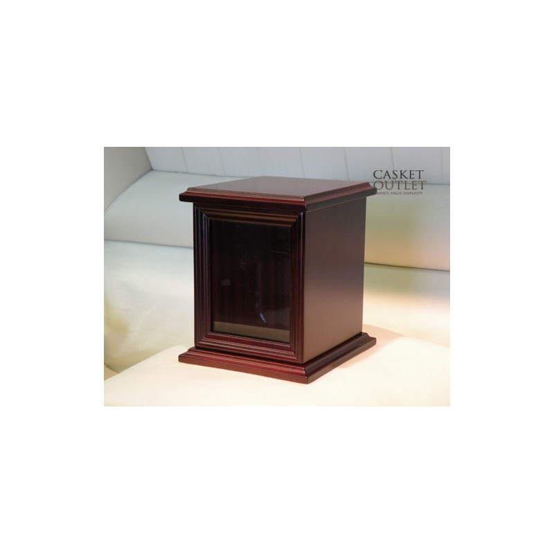 Mahogany Photo Urn (FW0560)